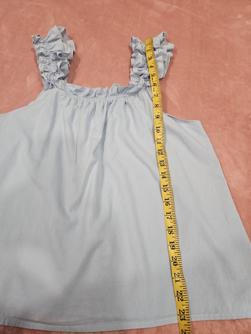 Light Blue Ruffle Strap Pajama Set - Women Intimates & Sleepwear - Picture 8 of 8